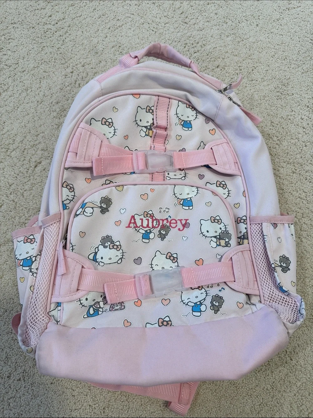 Pottery Barn Kids Aubrey Backpack & Lunch Bag Set - Hello Kitty Print
